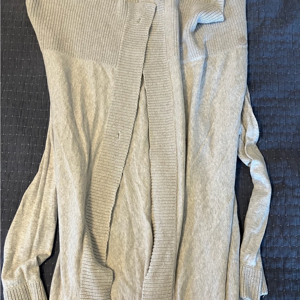 Women's Gray Cardigan Sweater